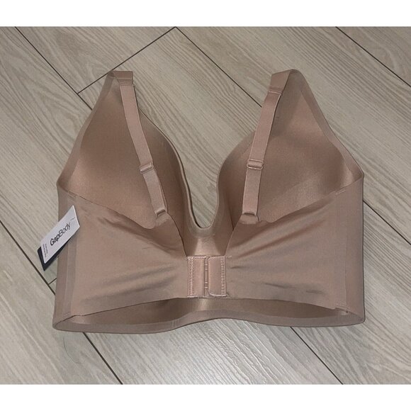 Gap Body Everyday Wire Free Bra Lightly Lined Womens 36DD Beige New Nwt - Picture 4 of 6